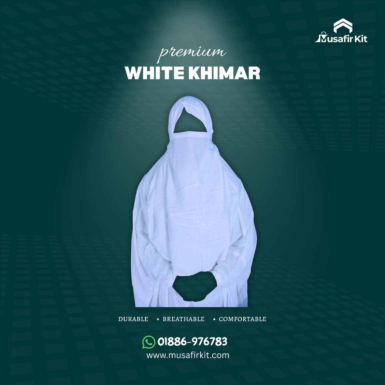 PREMIUM WHITE KHIMAR