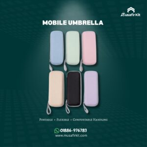 Premium Mobile Umbrella with Capsule Case
