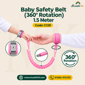 baby safety belt 360° rotation poster